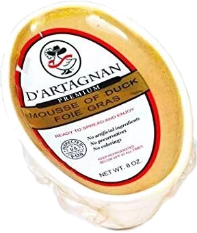 D'ARTAGNAN HUDSON VALLEY DUCK LIVER FOIE GRAS 8oz
