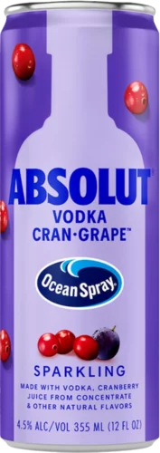 Absolut Ocean Spray Variety Cocktail Can