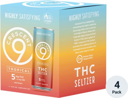 CRESCENT 9 THC/5MG TROPICL 4PK