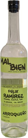Mal Bien Arroqueno Felix Ramirez Mezcal Mexico