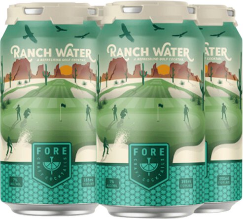 Fore Cocktails Ranch Water 4pk