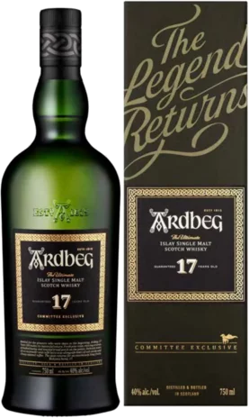 Ardbeg 17 Year Old Single Malt Scotch Whisky - 750ml