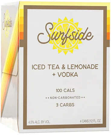 Surfside Iced Tea & Lemonade Vodka (4-Pack) Cans