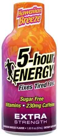 5 Hour Energy Extra Strength Hawaiian Breeze