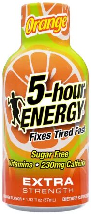 5 Hour Energy Extra Strength Orange