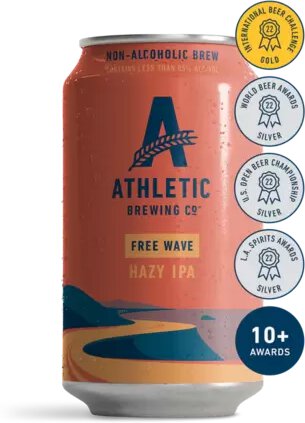 Athletic Brewing Co Non Alcoholic Free Wave Hazy IPA
