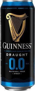 GUINNESS 0.0 NA 8 PK CAN
