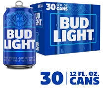 BUD LIGHT 30 PK CANS