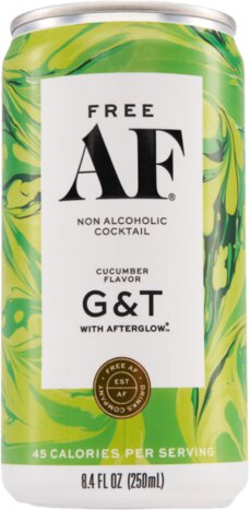 Free Af Non Alc Cucumber G & T