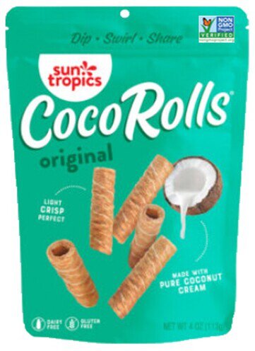 Sun Tropics Coconut Wafer Rolls 4oz