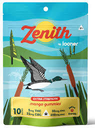 Zenith Mango Looner Zenith Mango Gummy 5mg THC 25mg CBG - MGM Wine & Spirits - 1 ...