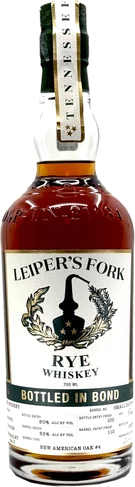 Leiper's Fork Bottled In Bond Rye Whiskey