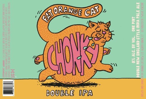 Fat Orange Cat Chonky Double IPA 4pk