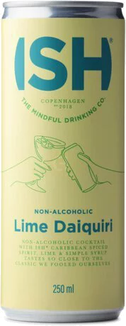 ISH Non-Alcoholic Lime Daiquiri Cocktail Cans