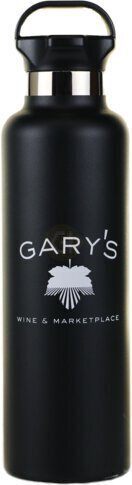 H2go Ascent Bottle Matte Black Gary's Logo