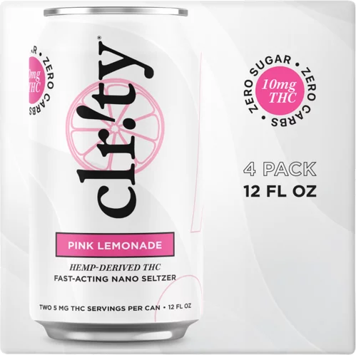 clr!ty Pink Lemonade 10mg THC
