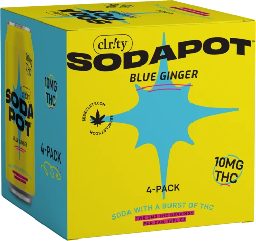 clr!ty SodaPot Blue Ginger 10mg THC