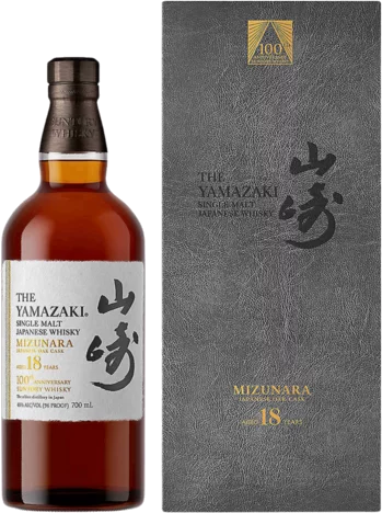 Yamazaki Mizunara 100th Anniversary 18 Year Single Malt Whiskey - 700ml