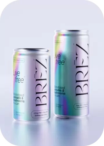 Brez Cannabis & Mushroom Lemon Elderflower