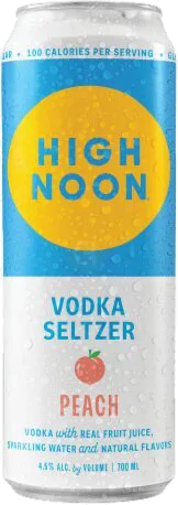 High Noon Peach Vodka Hard Seltzer Can