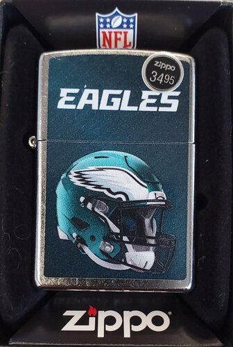 Zippo Lighter NFL Eagles HELMET
