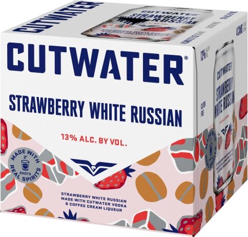 Cutwater Spirits Strawberry White Russian