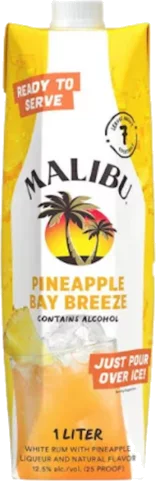 Malibu Pineapple Bay Breeze Cocktails