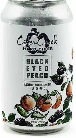 Cider Creek Black Eyed Peach Hard Cider 355ml Can