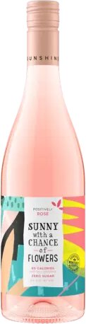 Sunny With A Chance Of Flowers Zero Sugar  Rose Wine