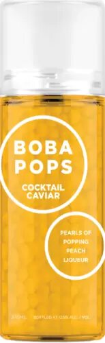 Boba Pops Cocktail Caviar Peach