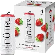 Nutrl Strawberry Vodka Seltzer