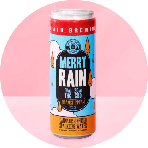 Merry Rain Orange Cream 10mg THC + 20mg CBD Beer