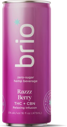 Brio Razzz Berry 10mg THC & CBN