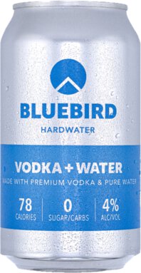 Bluebird Hardwater Vodka + Water