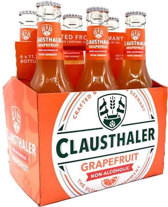 CLAUSTHALER GRAPEFUIT NA 6/12 OZ SLIM CN