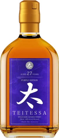 Teitessa Single Grain Japanese Whisky Purple Edition 27 Years Old 80