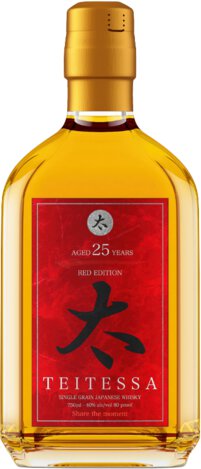 Teitessa Single Grain Japanese Whisky Red Edition 25 Years Old 80
