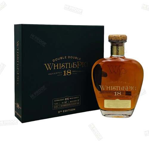 Whistlepig Rye Whiskey 5th Edition Double Malt Finished In Px Sherry Cask 18 Years Old 92
