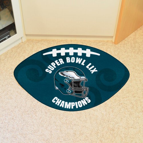 NFL Philadelphia Eagles Football Shaped Mat
