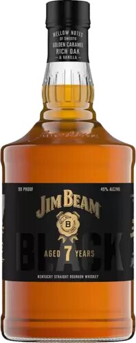 Jim Beam Black 7 Year Old Bourbon Whiskey