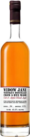Widow Jane Oak & Applewood Aged Rye Mash Whiskey