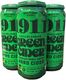 1911 Green Cider 4PK Cans