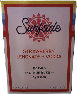 Stateside Surfside Strawberry Lemonade & Vodka 4x355 mL Cans