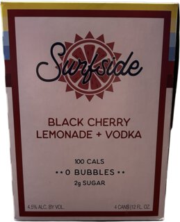 Stateside Surfside Black Cherry Lemonade & Vodka 4x355 mL Cans