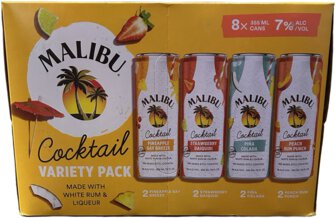 Malibu Cocktails 8x355 mL Variety Pack Cans