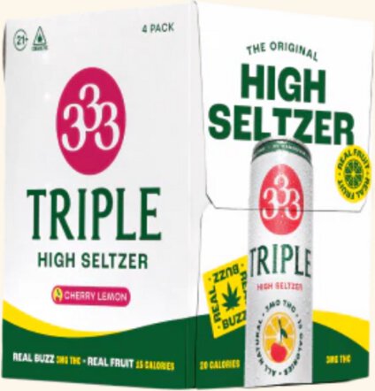 333 Triple 3mg THC Cherry Lemon