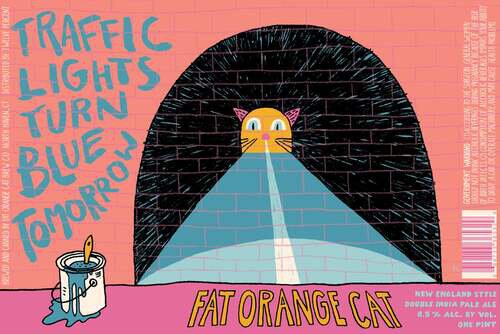 FAT ORANGE CAT TRAFFIC LIGHT 4/16OZ CN