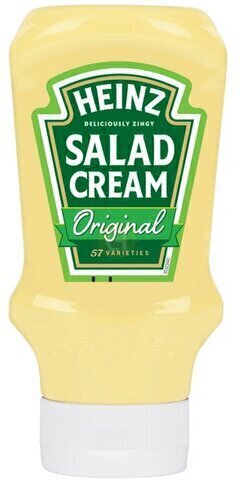 Heinz Salad Cream Top Down Squeezy