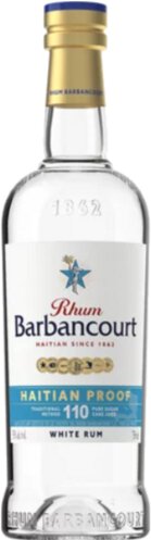 Rhum Barbancourt White Rum 110 Proof