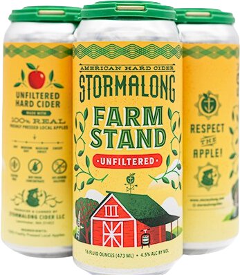 Stormalong Cider Farm Stand Unfiltered Cider